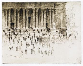 JOSEPH PENNELL Three etchings.